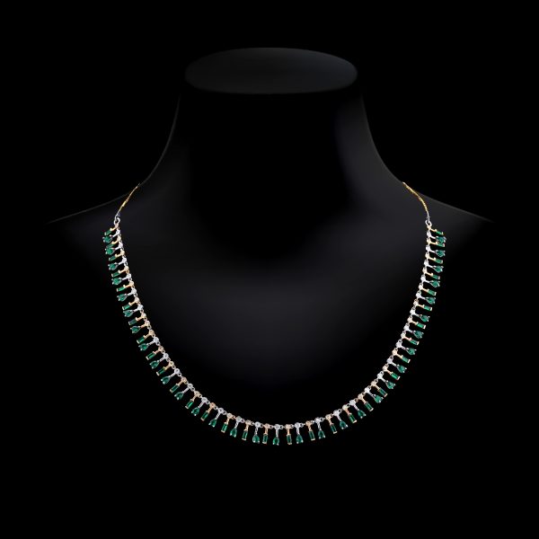 Verdant Elegance Diamond Necklace