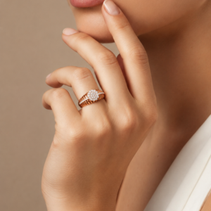 Vintage Petal Cluster Ring