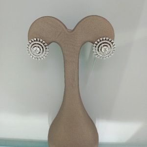 Radiant Spiral Diamond Studs