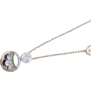 Lotus Glow Diamond Pendant