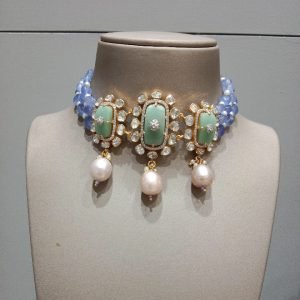 Polki Pearl Necklace