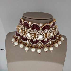 Kundan choker necklace