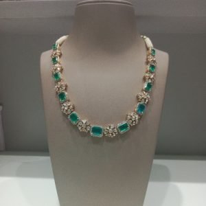 Emerald and Diamond Necklace