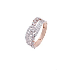 Rose Radiance Crown Ring