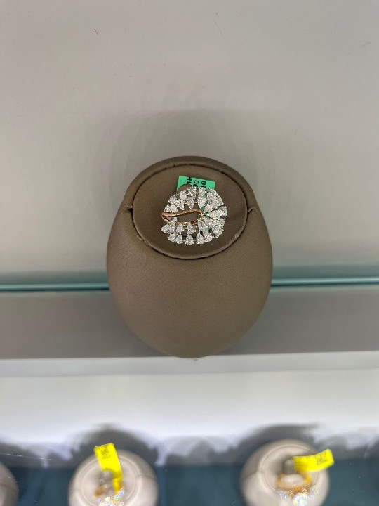 Diamond Cluster Ring