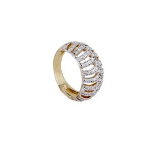Golden Lace Diamond Band