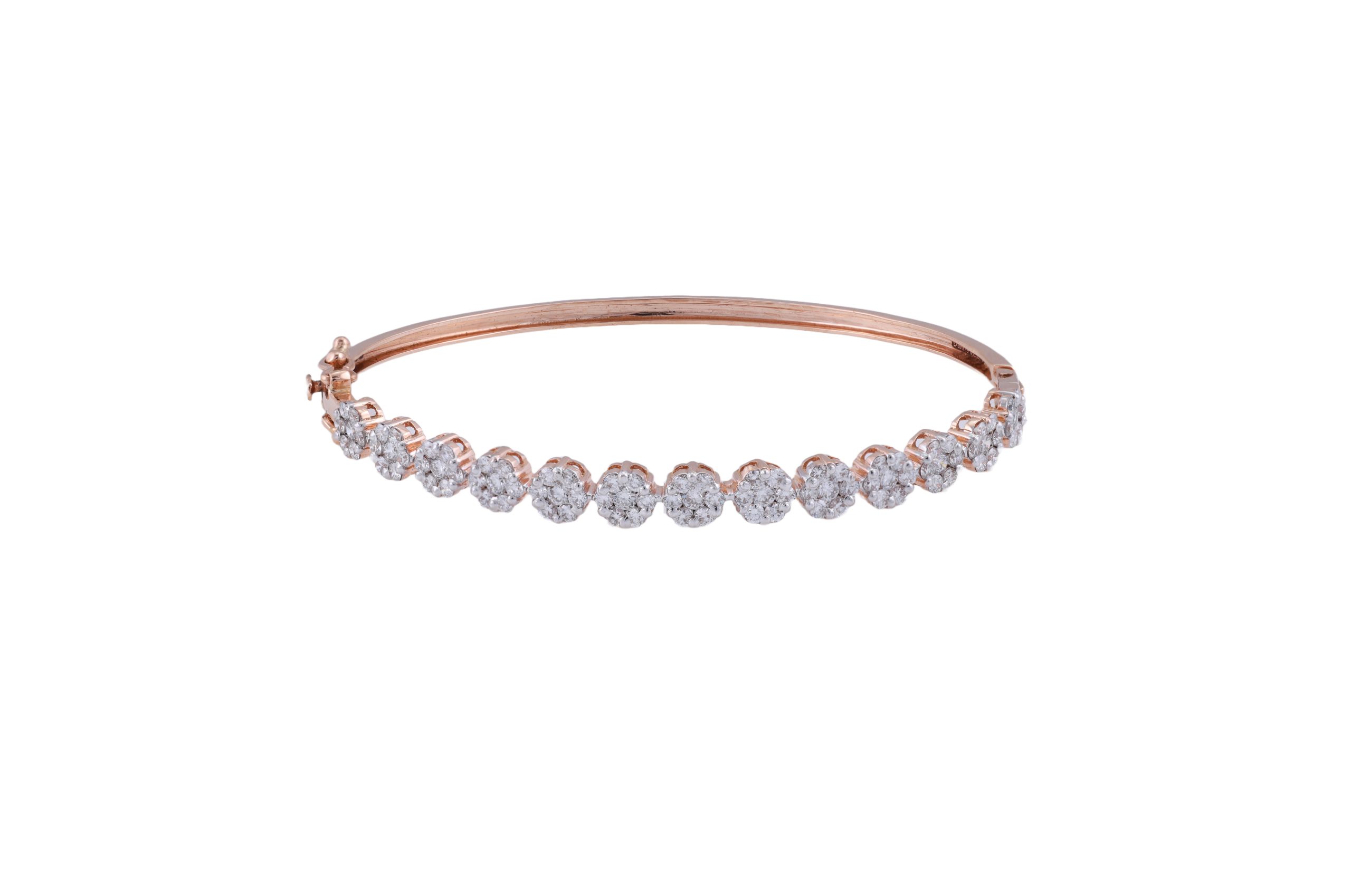 Luxe Diamond Rose Bracelet