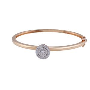 Round Diamond Cluster Bracelet