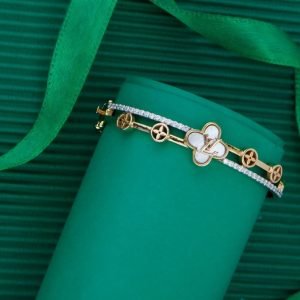 Louis Vuitton Inspired Monogram Clover Bracelet