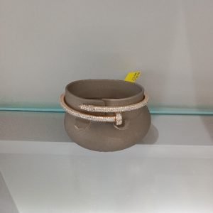 Diamond-Studded Nail Bracelet