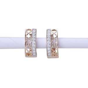 Royal Filigree Sparkle Hoops
