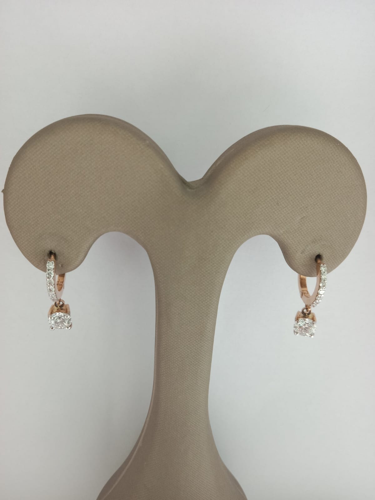 Rosé Brilliance Drop Earrings
