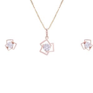Rose Gold Pendant Set