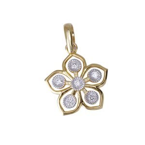 Opulent Flower Pendant