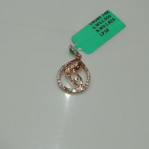 Swirl Diamond Pendant