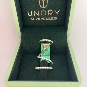 spiral diamond ring