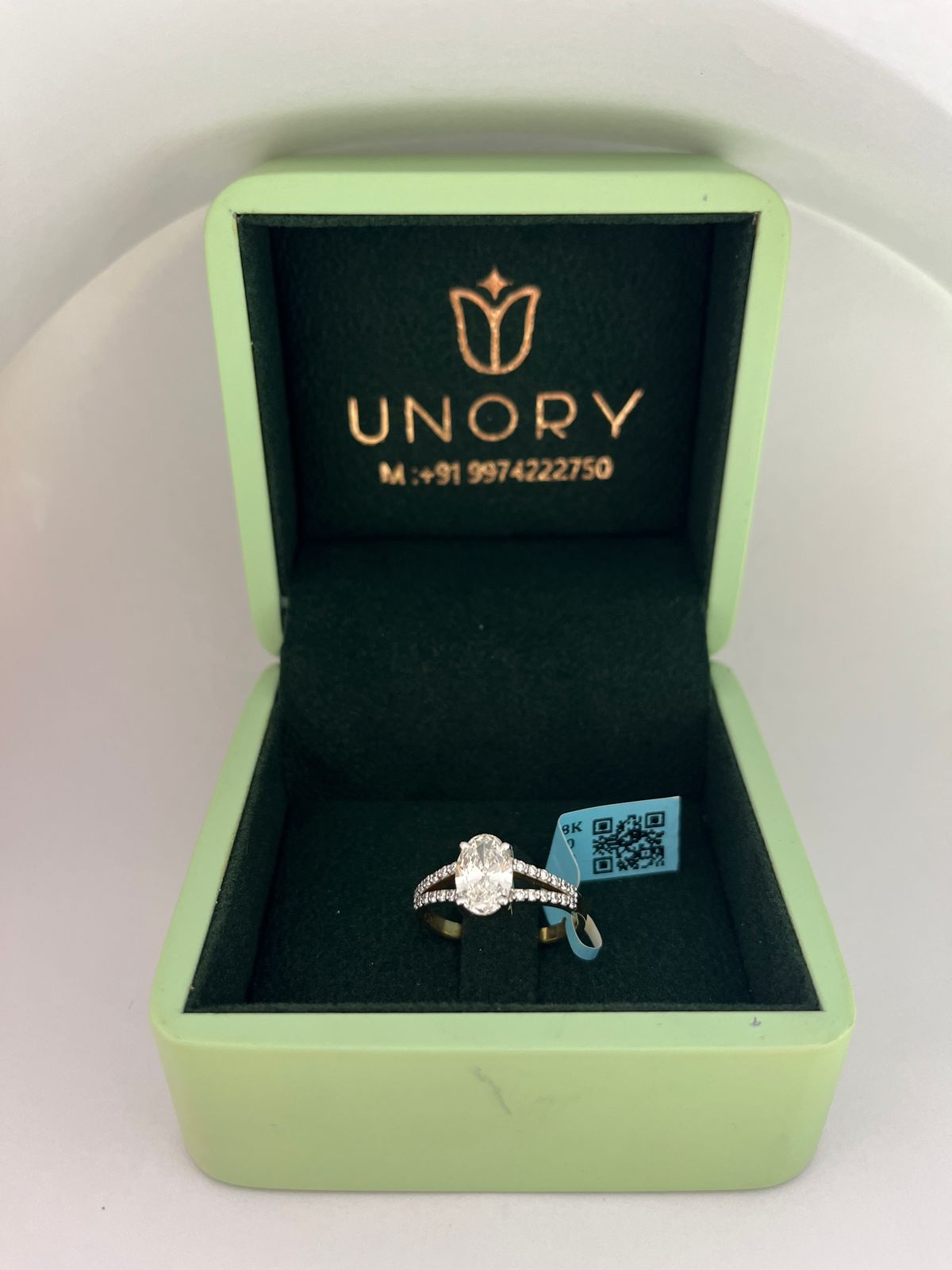 Oval Cut Diamond Ring