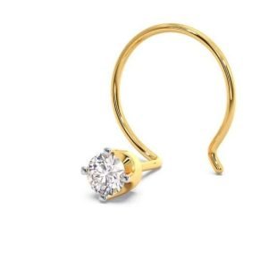 Golden Glint Nose Pin