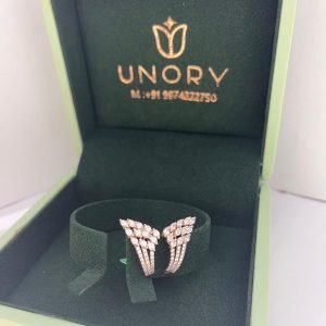 Diamond Angel Wing Earrings