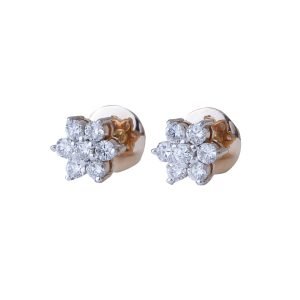 Flower Diamond Studs