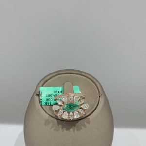 Green Glimmer Royale Ring