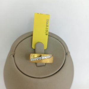 Golden Glide Diamond Band