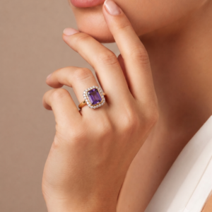 Crown Jewel Amethyst Ring