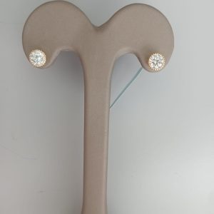 Classic Solitaire Diamond Studs