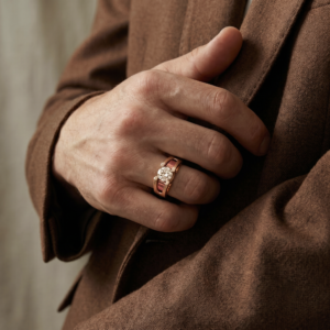 Regal Dual-Tone Solitaire Ring