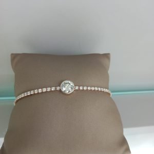 Luna Solitaire Tennis Bracelet