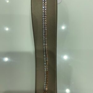Two-Tone Double Row Diamond Tennis Bracelet