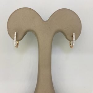 Golden Spark Hoop Earrings