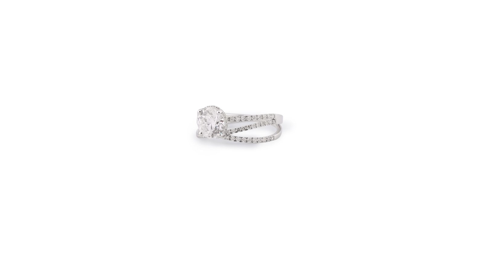 Radiant Crown Solitaire Ring - Image 4